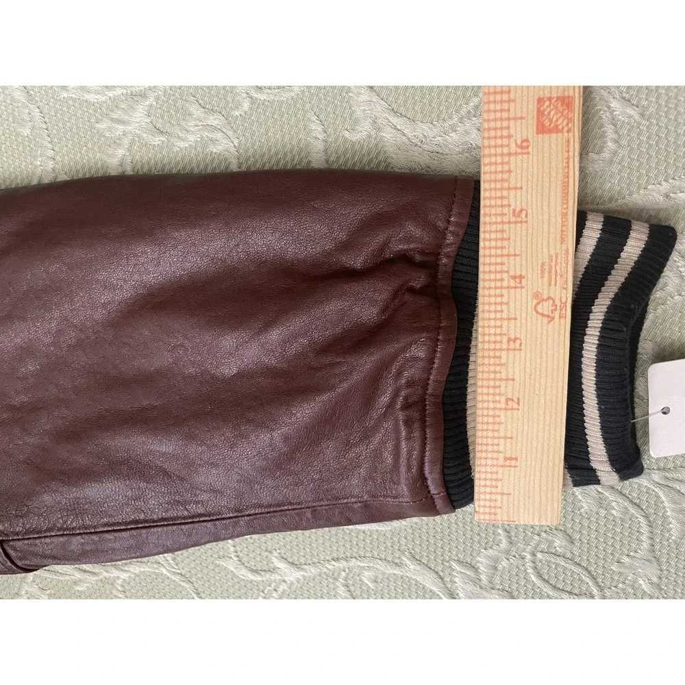 Lucky Brand Jacket Mens XL Blue Coors Rodeo Varsity Leather Sleeves‎ 161300